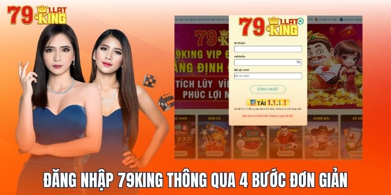 Đăng nhập 79KING thông qua 4 bước đơn giản